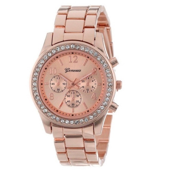 Stunning Rose Gold Watch with Crystals - Picture 2 of 6
